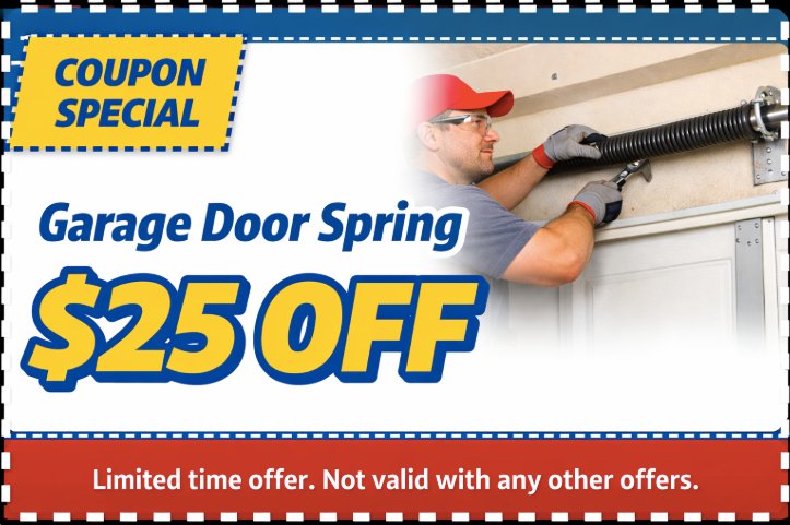 Coupon - Garage Door Spring Repair $25 Off